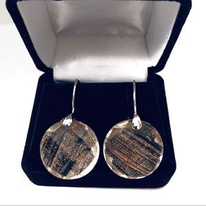 Butterscotch Sterling Silver Earrings
